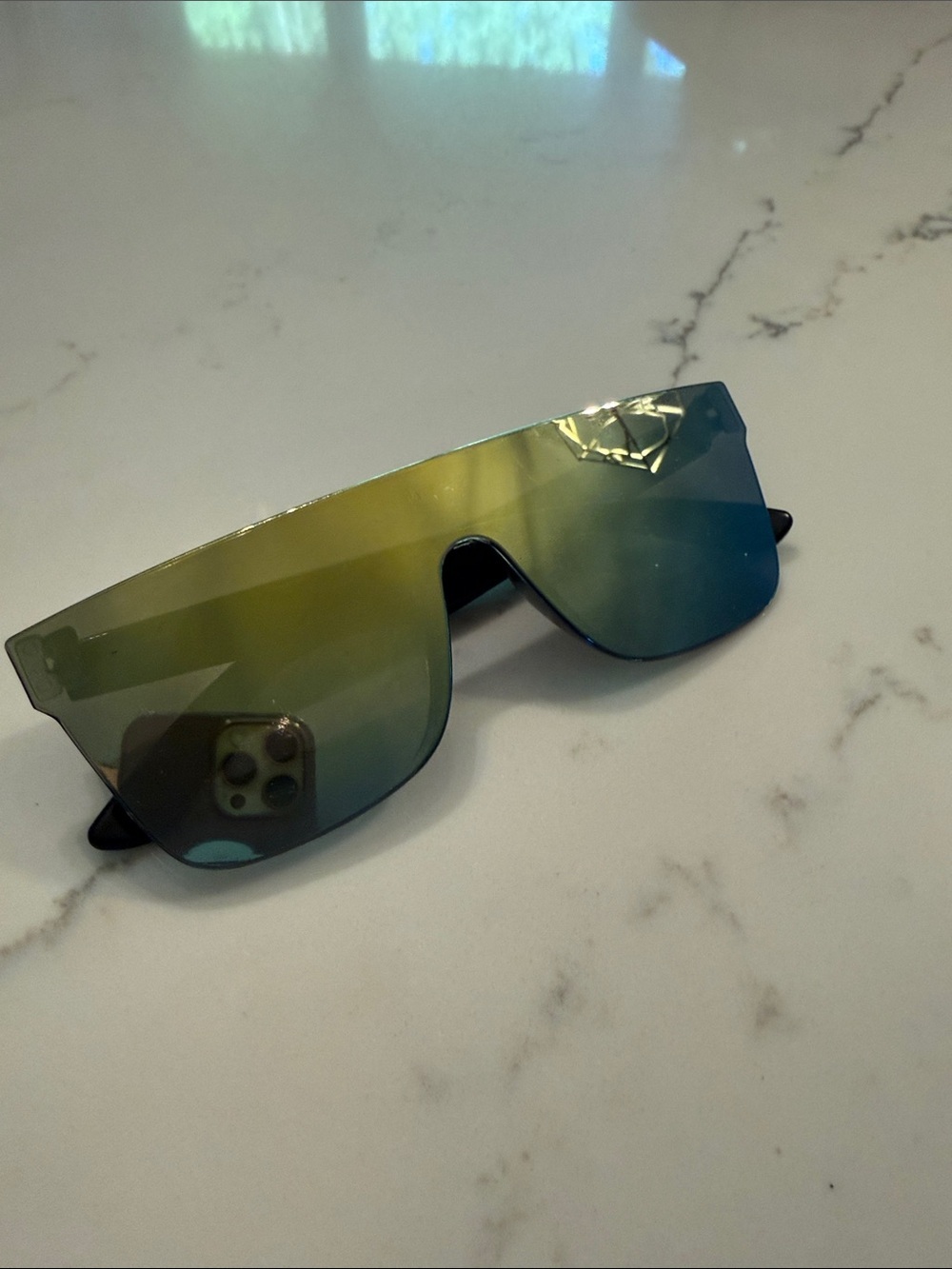 Mirrored Shield Sunglasses